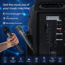 IMPEX ST 80AN with Trolley, Mic, Remote, 1 Year Warranty 55 W Bluetooth Party Speaker image 3
