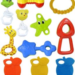 Set of 5 Pcs with Various Exciting Toys for New Borns & Infants Rattle-14