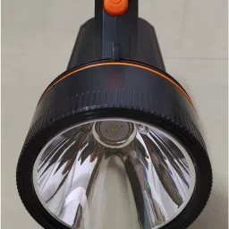 shoptric 1 km long range rechargeable 50w blinker high brightness torch light with 3 mode 5 hrs Torch Emergency Light image 3