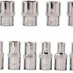 shdav High Quality 46pcs 1/4-Inch Socket Set Tool Ratchet Torque Wrench Combo Tools Kit Car Repair Tools Set Socket Set (Pack of 46) Combination Screwdriver image 4