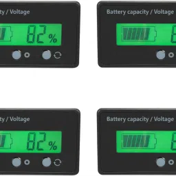 8~70V Battery Capacity Indicator for Lead Acid Battery, Check Battery (4 Piece) Voltmeter-image-82