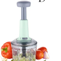 New Big size Hand Push 900 ML with 5 Stainless Steel Blades Vegetable & Fruit Chopper-22