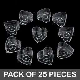 Polycarbonate Heart Shaped Empty Tealight Cups / Container For DIY Candle Making Candle-image-48