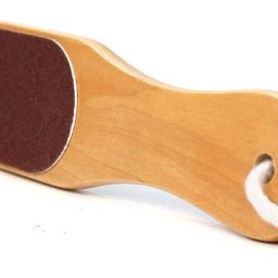 Pedicure Tools Dual Sided Wooden Foot Scraper Hard & Dead Skin Callus Remover-image-4