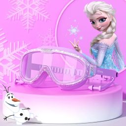 Kids Swim Goggles for Girls Ages 6-12 Anti Fog HD Lenses with Earplugs and Strap-image-87