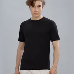 FALTU.CO Men Solid Round Neck Pure Cotton T-shirt-image-26