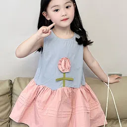LULU & SKY Colourblocked A-Line Dress-picture-30