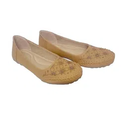 saanvishubh Women Tan Synthetic Leather Casual Shoes-picture-49