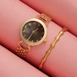 HAUTE SAUCE by Campus Sutra Women Set Of Byzantine Watch & Bracelet SSM25_HSWB5111-image-87