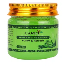 CARET ORGANIC Neem & Tulsi Aloevera Gel - 100 g-40