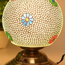 SOMIL Multicoloured Decorative Glass Table Lamp-image-93
