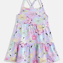 THE CHILDREN'S PLACE Floral Print Styled Back A-Line Dress-picture-40