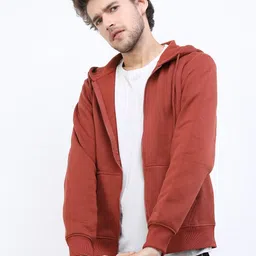 HIGHLANDER Men Hooded Front-Open Sweatshirt-image-31