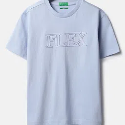 United Colors of Benetton Girls Solid Round Neck Pure Cotton Relaxed Fit T-shirt-picture-33