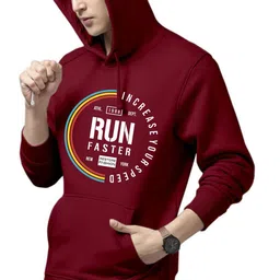 HAMBERG Men Printed Hooded Pullover Sweatshirt-picture-42