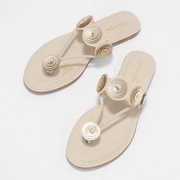 Forever Glam by Pantaloons Women Embellished Open Toe Flats-54