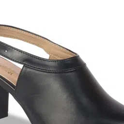 FAUSTO Women Pointed Toe Ankle Loop Block Heels Sandals image 3