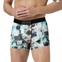 JICKS Pack Of 2 Printed Stretchable Trunks 2_F53_M-Multicolour-31