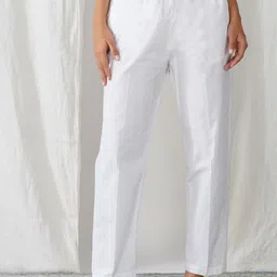 zuri Women Relaxed Straight Leg Trousers-image-87