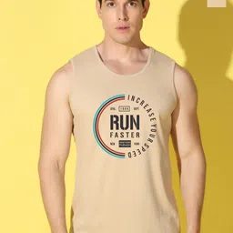 WOOSTRO Pack Of 2 Printed Pure Combed Cotton Gym VestsVWS26(RUN RUST)(ENJOY RUST)-image-99