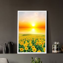 Myntra Elegant Homes Yellow & Green Single Piece Canvas Floral and Botanical Wall Paintings-image-83