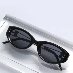 LULU & SKY Women Black Lens & Black Oval Sunglasses with-image-50