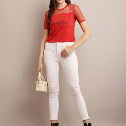 Raabta Fashion Women Round Neck Printed Top-image-8