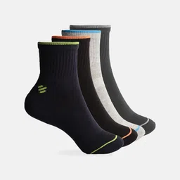 ONN Men Pack of 4 Cotton Ankle-Length Socks-image-29