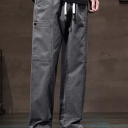 StyleCast x Revolte Men Straight Fit Easy Wash Cargos-picture-6