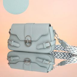 HAUTE SAUCE by Campus Sutra Leather Bowling Sling Bag-image-74