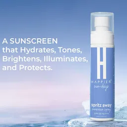 Happier Set Of 2 Sun-days Sunscreen Spray With SPF 50 PA++++ & Aloevera - 100 ml Each image 4
