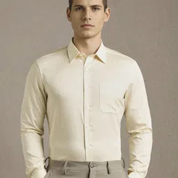 Louis Philippe Men Graphic Printed Spread Collar Pure Cotton Formal Shirt-picture-24
