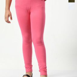 KAYU Girls Pack Of 3 Solid Ankle-Length Cotton Lenggings-image-20