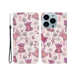 PEEPERLY Conversational Printed iPhone 16 Pro Max Flip Case Mobile Accessories-45