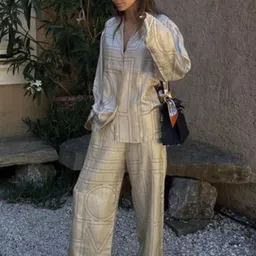 TRENBEE Printed Shirt With Trousers Co-Ords-image-20