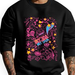 AUSK Men Black Full Sleeve Round Neck Printed Sweatshirt-picture-46