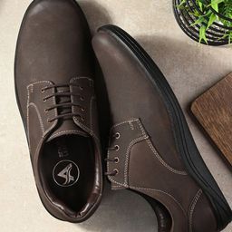 Auserio Men Leather Sneakers-image-20