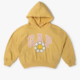GAP Girls Printed Hooded Pullover-image-89