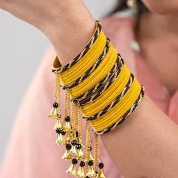 Mamon Creations Set of 30 Alloy Bangles-image-90