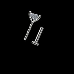 SOMYA 925 Sterling Silver Zircon-Studded Nosepin-22