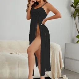 Xivir Self Design Shoulder Strap Net Baby Doll image 4
