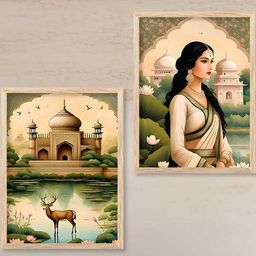 Traditional Wall Art With Frame Home Decor Wall Painting For Living Room Office Bedroom-image-91