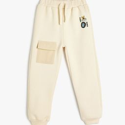 Koton Infant Boys Solid Regular Fit Printed Joggers-picture-28