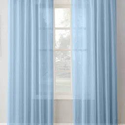 Dekor World Multicoloured Set of 2 Sheer Window Curtain-11