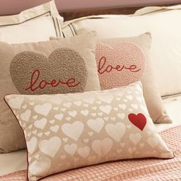 Pure Home and Living Beige & Off White Geometric Rectangle Cushion Covers-picture-1
