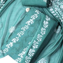 Meena Bazaar Floral Printed Sequinned Unstitched Dress Material-image-72