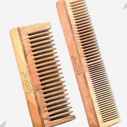 Ecotyl Set Of 2 Detangling & Shampoo Wooden Combo-48