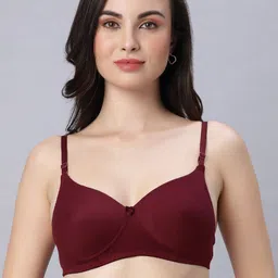 Eden Women Full Coverage Heavily Padded Cotton T-shirt Bra-picture-26