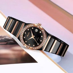 ALIX Women Embellished Dial & Stainless Steel Straps Analogue Watch AL2534_BRGB-19