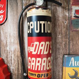 eazy wagon Red & Black Prop Extinguisher - Dad's Garage Wall Hangings-image-85